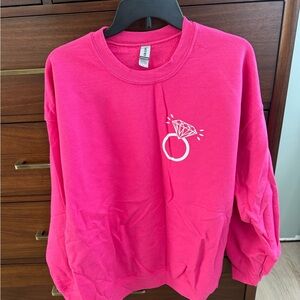 Pink Graphic Sweatshirt
